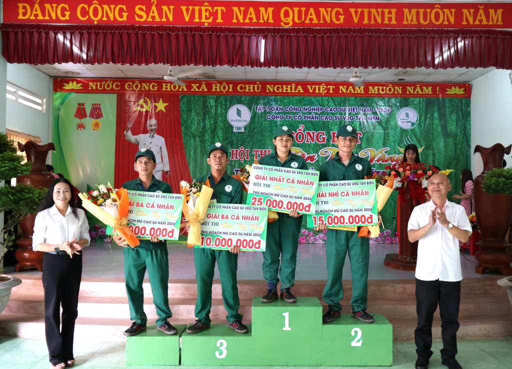 Nông trường Suối Ngô giải nhất Hội thi Bàn tay vàng Cao su Tân Biên